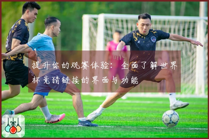 提升你的观赛体验：全面了解世界杯竞猜链接的界面与功能